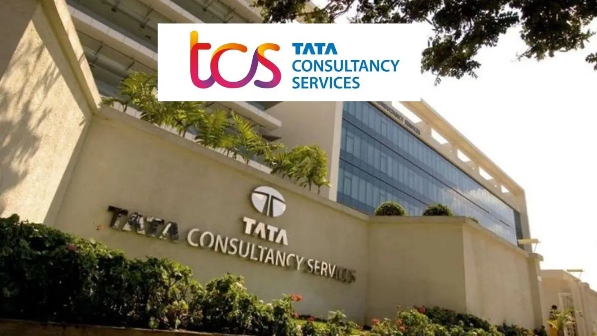 TCS office building showing Tata Consultancy Services logo during major layoff in 2025