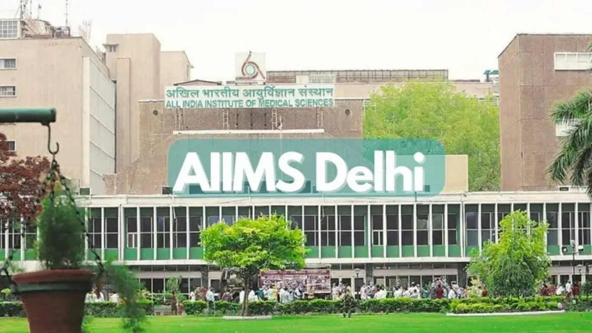 AIIMS Recruitment 2025 Main hospital building front view