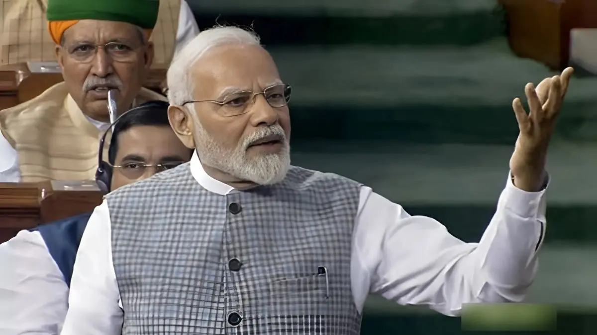 Prime Minister Speech By Narendra Modi in the Lok Sabha.